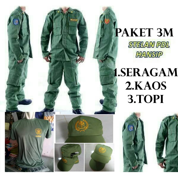 GROSIR STELAN BAJU LINMAS PAKET 3M HANSIP MURAH