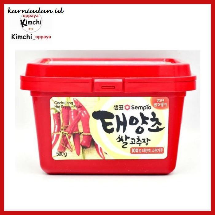

Aneka-Sambal- Sempio Gochujang Hot Pepper Paste Sambal 500 Gram -Pedeeeeeezzzzzzz.