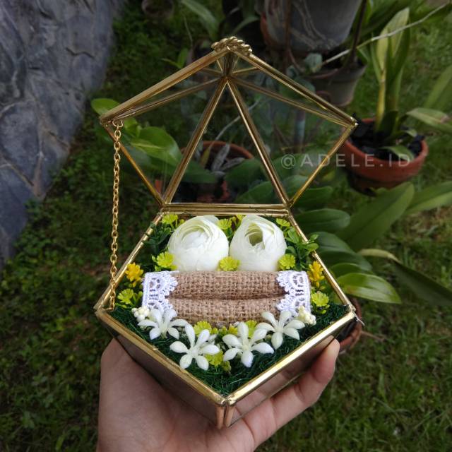 Ring Box Rustic/ Tempat Cincin Rustic / Mahar