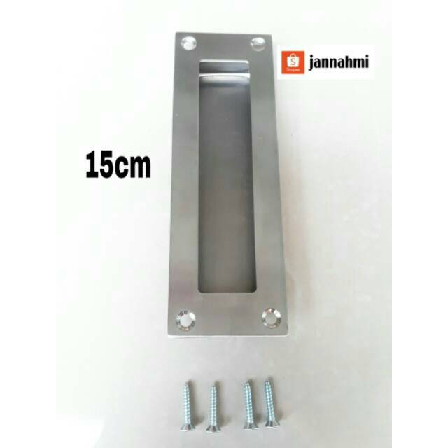 Handle tanam kom stainlis jumbo 15cm