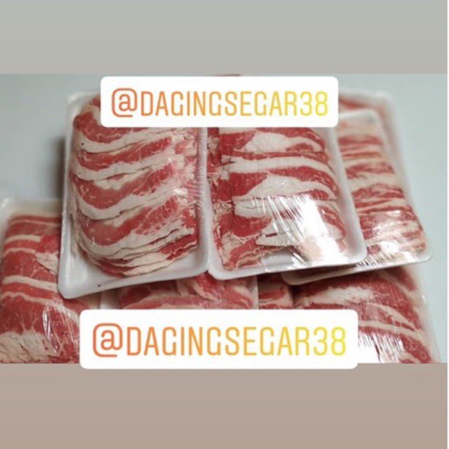 

US BEEF SHORTPLATE SLICE @500gr / DAGING SAPI SLICE TIPIS USA - DAGING YOSHINOYA