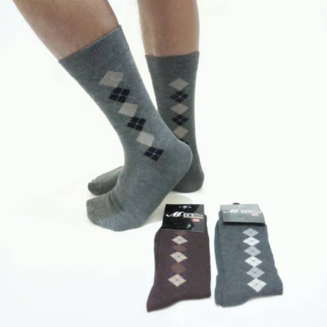 Kaos Kaki Pria Motif Sebetis / Jin Xiu Men Socks / Kaos Kaki Kantor Cowok Murah / Kaos Kaki Sebetis