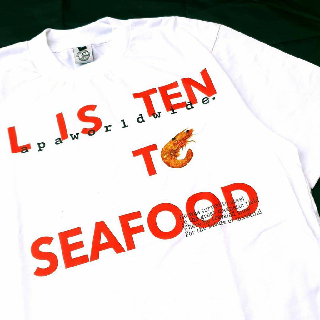 APA WORLDWIDE - Listen To Seafood Sand White Tee