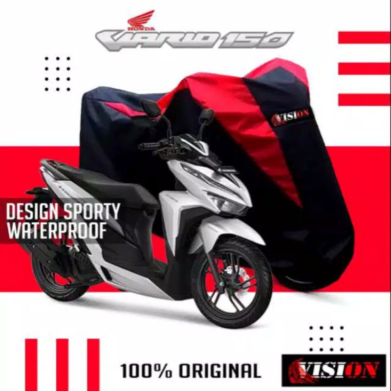 Cover motor Honda Vario 150 Sarung Pelindung Penutup body motor Honda Vario 150 Waterproof