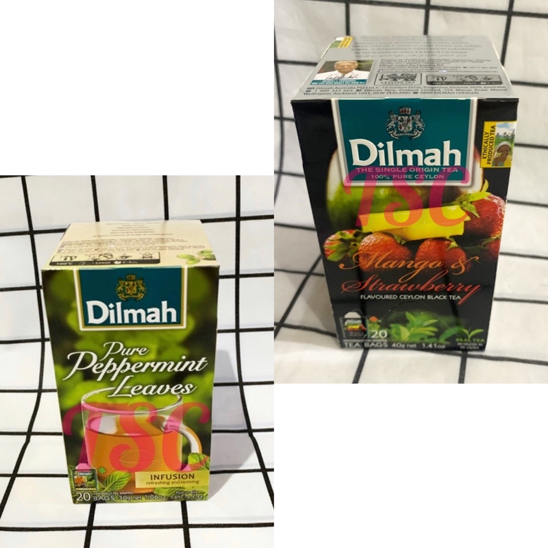 

Teh Dilmah Pure Peppermint Leaves Tea 20pcs Teabag Dilmah Teh Celup Mint Tea Dilmah Peppermint / Dilmah / Mango / & / Strawberry / black / tea