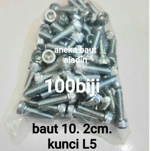 baut 10. 2cm kunci L5