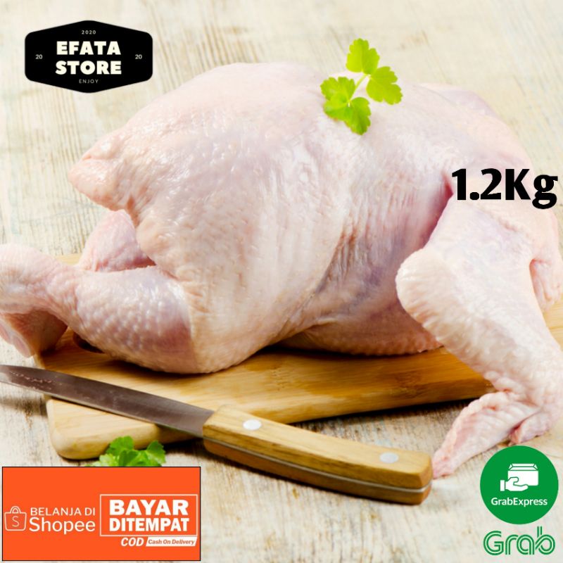 

AYAM POTONG DAGING AYAM UTUH 1,2KG/1200GR AYAM BROILER KARKAS AYAM