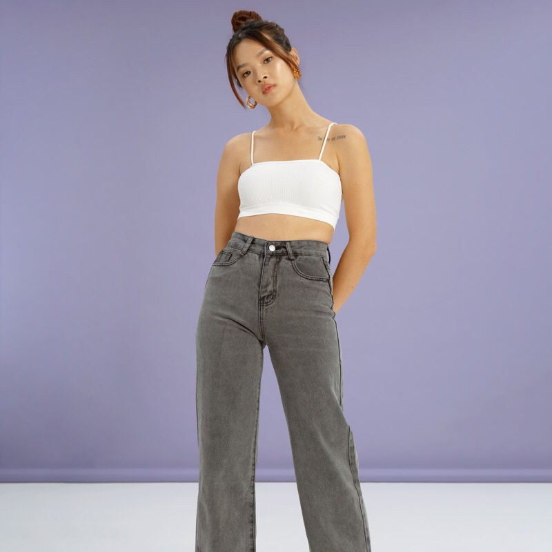 VIERLIN - Jeans 8009 - HW BAGGY JEANS