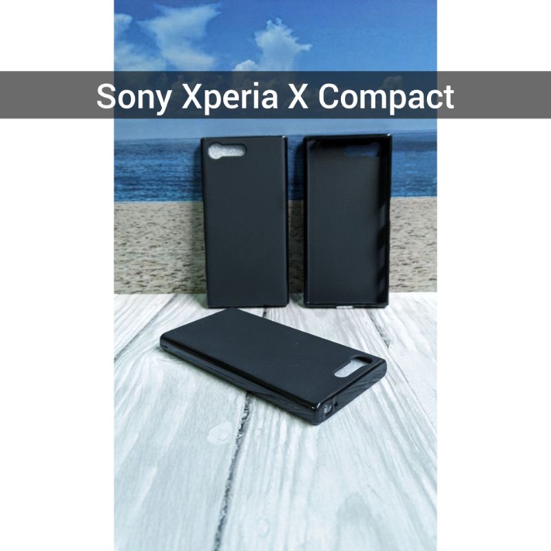 Case Sony Xperia X Compact blackmate softcase Sony X mini F5321 SO-02J F5321 docomo global AU soft-2