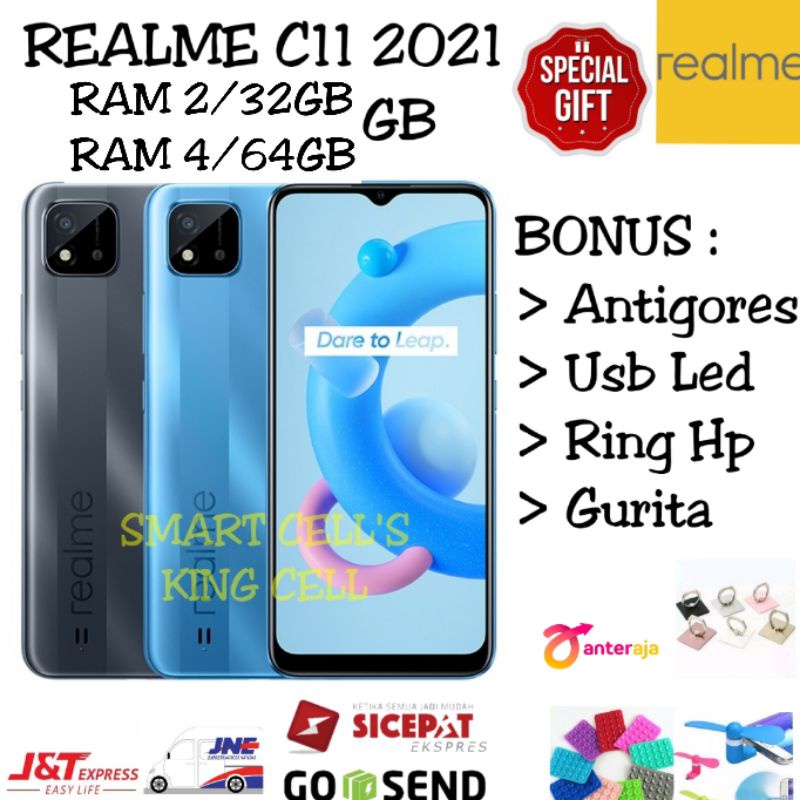 REALME C11 2021 RAM 2/32GB | REALME C11 2021 4/64GB GARANSI RESMI REALME INDONESIA