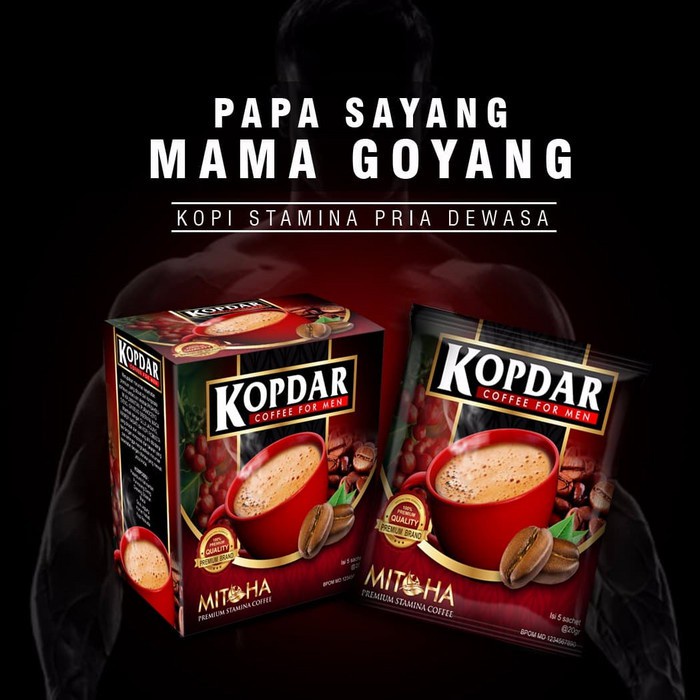 

Kopi Kopdar Kesehatan kopi instant Mitoha Bersaudara 5 Sachets Stamina Pria