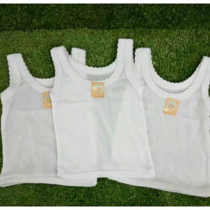 Singlet Kaos Dalam baby Anak 1pcs putih - Lieberei/murah