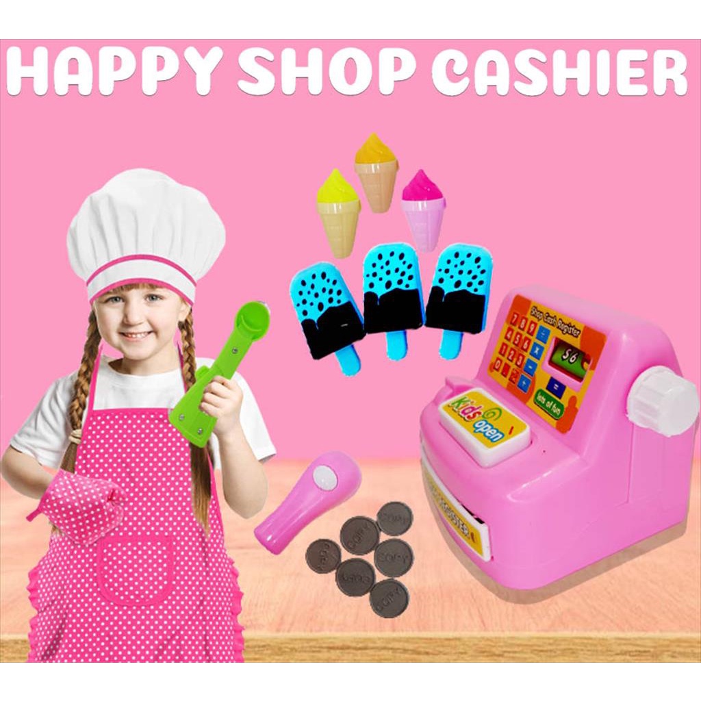 Mainan Masak-Masakan/ Mainan  Kasir Happy Shop Cashier LK9 JSP