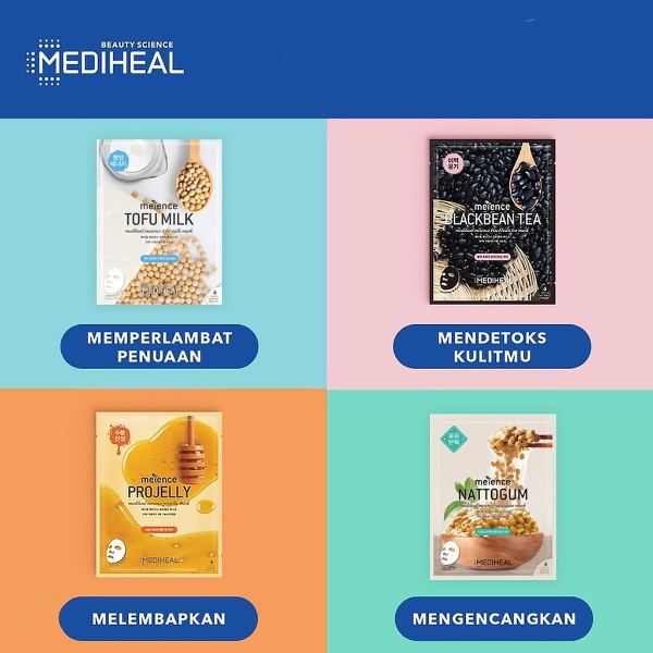 Mediheal Meience Vita Ampoule Essential Proatin Mask Masker Wajah (VHI)