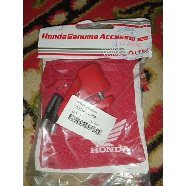 Gembok Alarm Suara Anti Maling Anti Pencuri Ring Panjang Pengaman Motor-Kunci cakram