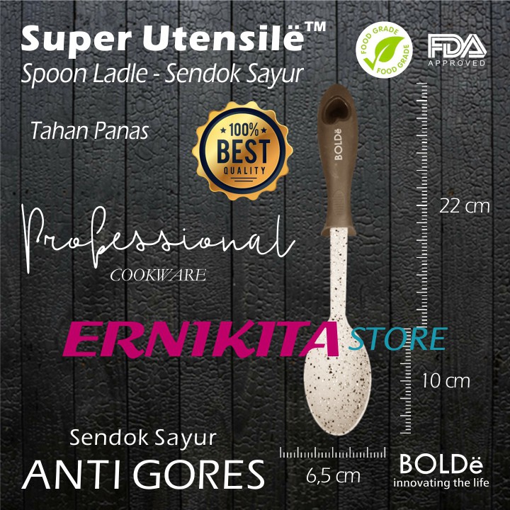 BOLDe SUPER UTENSILE SPOON LADLE - Sendok Sayur Irus Centong