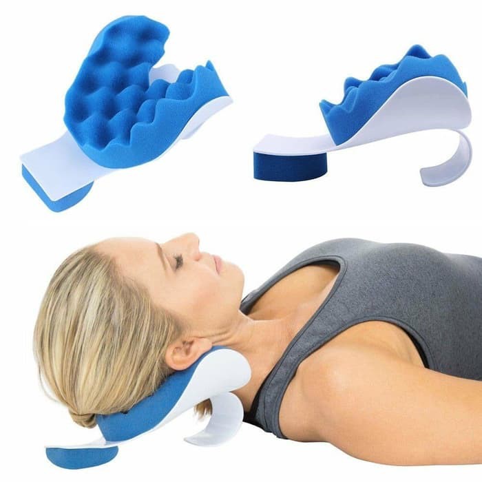 Bantal Capek Sakit Tulang Leher Kepala Punggung Relax NecK Revitalizer