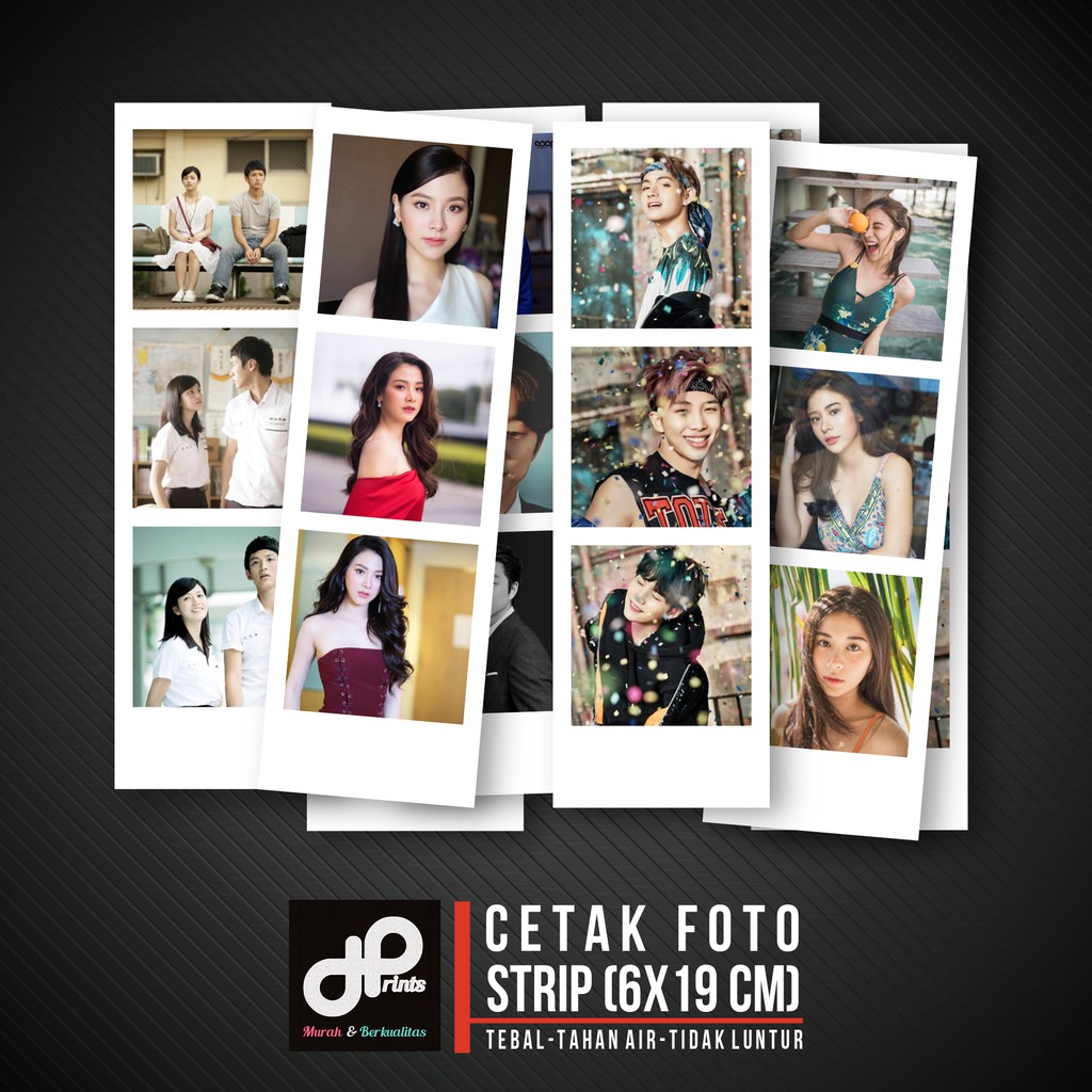 Cetak Foto Strip Polaroid Ukuran 6x19 Cm Shopee Indonesia