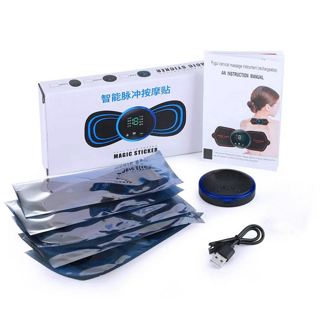 Alat Pijat Elektrik Tempel Portable Mini - Alat Pijat Mini Massage Elektrik Tempel EMS Terapi Leher Massager