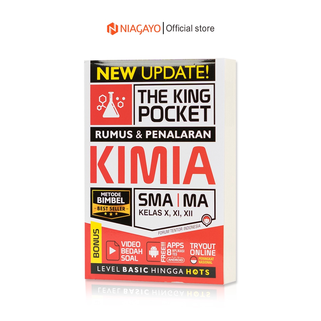 Buku Kimia The King Pocket Rumus dan Penalaran Pelajaran SMA MA Kelas X XI XII
