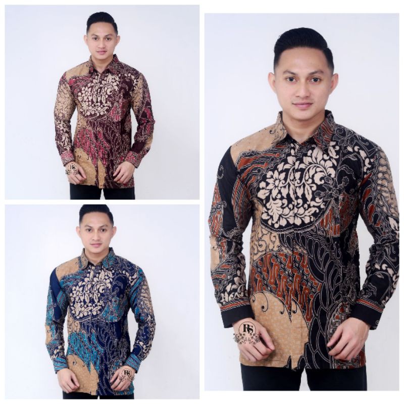 KEMEJA BATIK PRIA LENGAN PANJANG