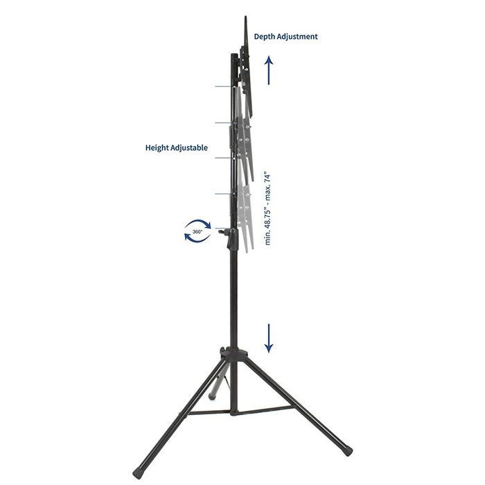 Bracket stand TV LED 50 49 43 42 40 32 24 inch Bahan Tebal PG-018