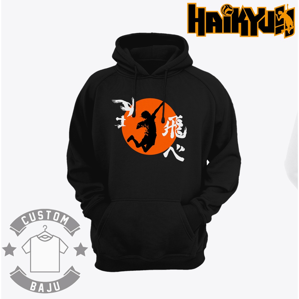 Sweater Hoodie Fly High Hinata Shoyo Anime Haikyuu 923