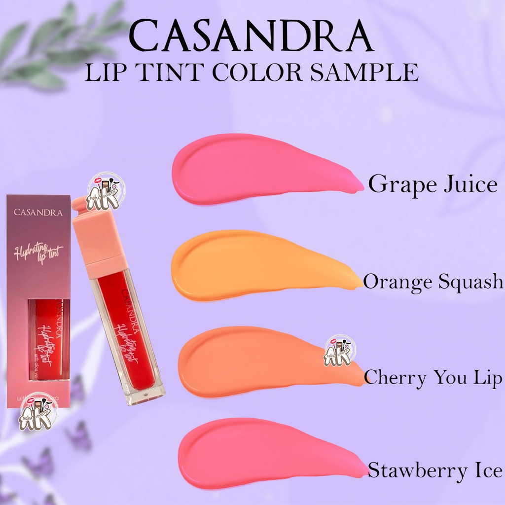 CASANDRA LIP SERIES ( COLORFIX LIPSTICK / LIP TINT / LIP BALM MAGIC &amp; ALOE VERA SERIES )