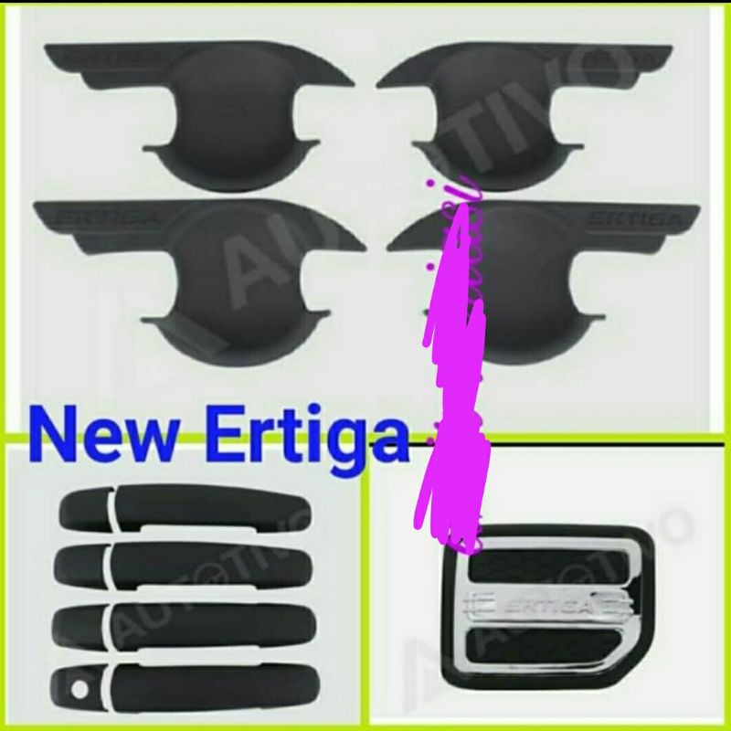 Paket Outer Cover Handle Tutup Bensin Suzuki Ertiga Lama