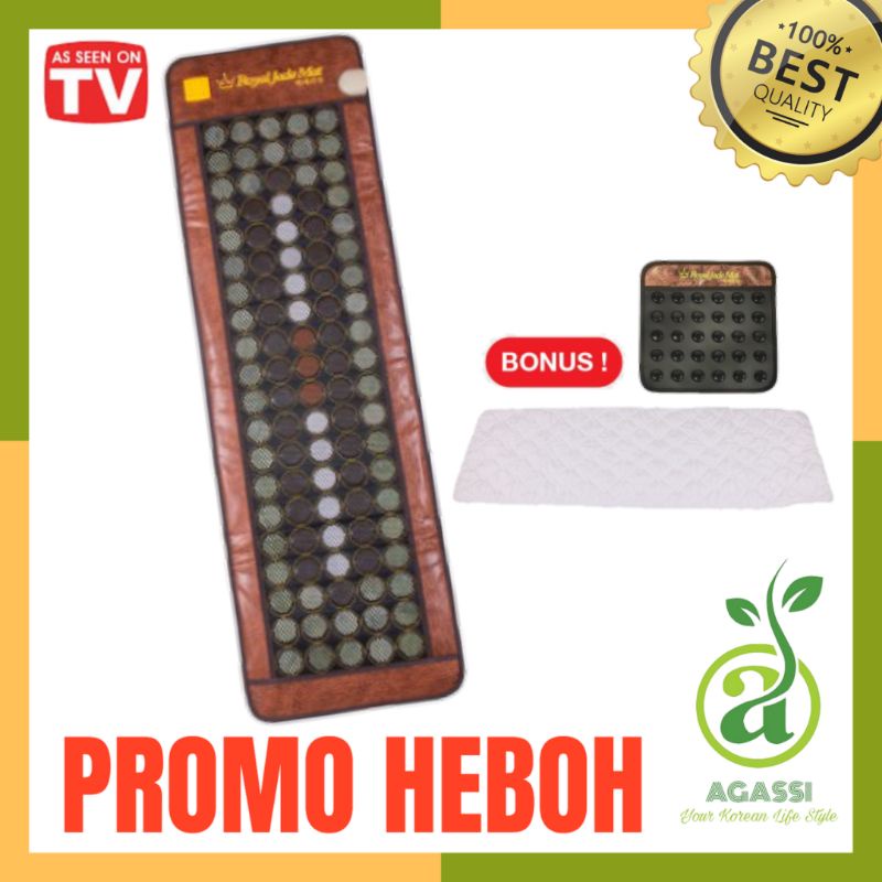 Royal Jade Mat (Bonus Mini Mat) Matras terapi Kesehatan & Relaksasi Korea + Bonus