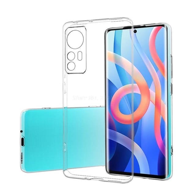 C/C- CASING Case Xiaomi 12 Lite 5G Mi 12 Lite Soft Case Ultra Clear Camera Protect Silikon Bening Cover Hp