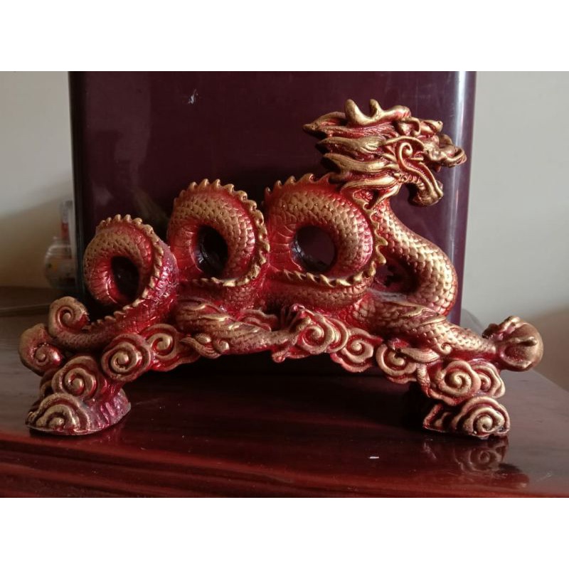 Jual Patung Hiasan Naga (Bahan Resin Fiber) Shopee Indonesia