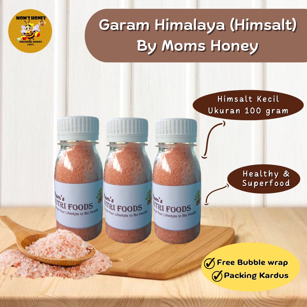 

Garam himalaya By MOMS HONEY / Himalayan Salt Original 100 gram