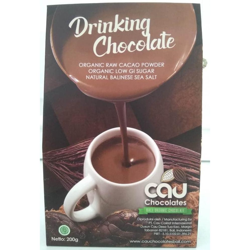 

Organic Drinking Chocolate Coklat 200 gr - Cau Chocolates HEMAT