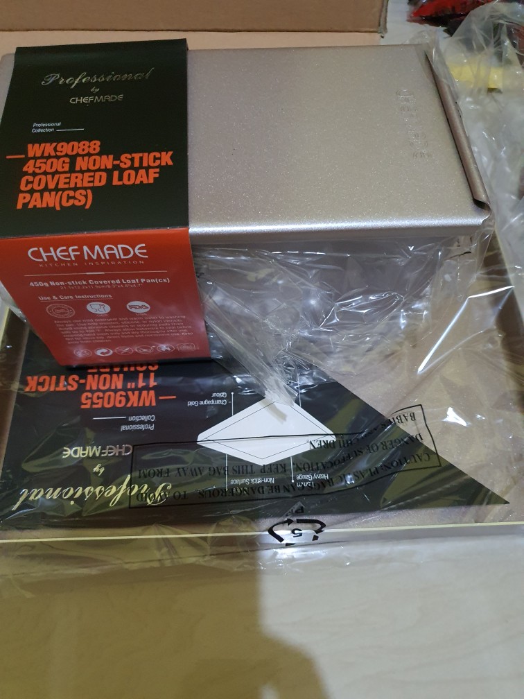 Loyang Cetakan Roti Tawar Sobek Bandung Sisir Tutup Anti Lengket Loaf Pan