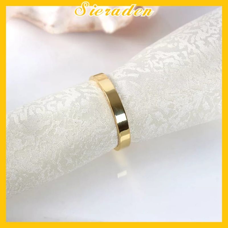 sieraden cincin titanium emas polos tunangan