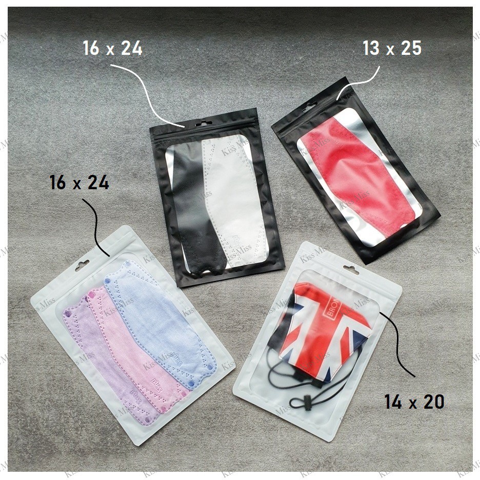 Sachet GANTUNG pouch - 7x10 - kemasan aksesoris - cincin - perhiasan - biji - bubuk - beads