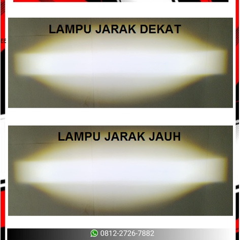 LED PROJECTOR FOG LIGHT BORNEO SL 60W T6000K D6000K PUTIH PUTIH UNIVERSAL AUTOVISON