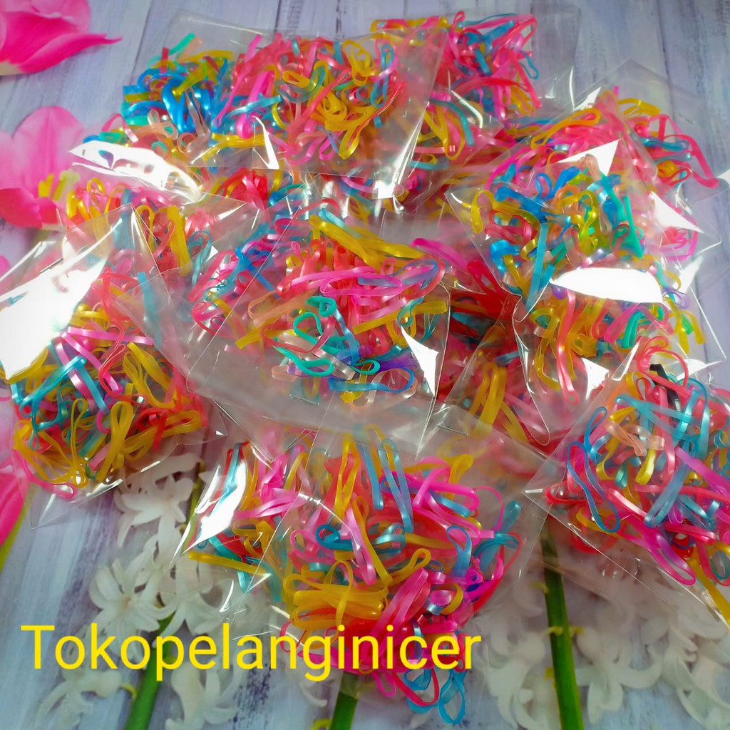 Karet Fashion / Karet Cina / Karet Rambut Murah Tokopelanginicer