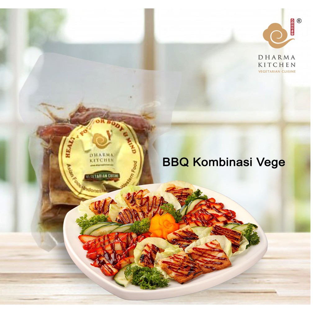 

Dharma Kitchen - BBQ Combinasi Vegetarian - Frozen Healty Food