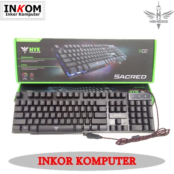 Keyboard Gaming RGB NYK Aurel K02