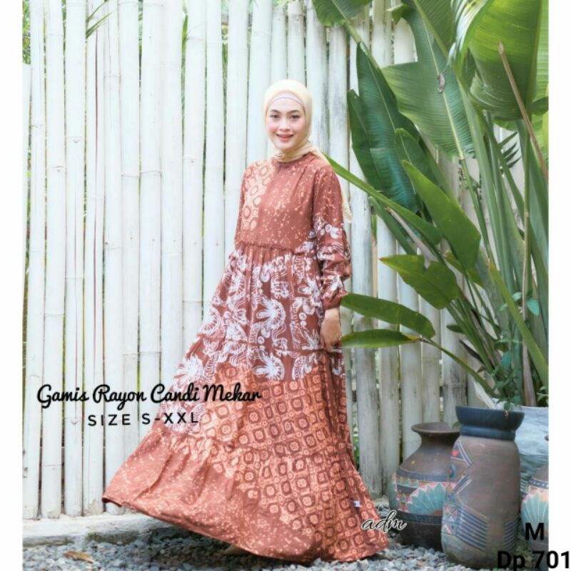 Gamis Candi Mekar / Gamis Twill Ori