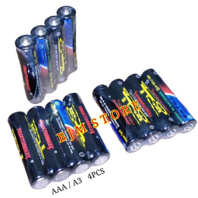 Baterai A3 / Battery AAA Tracktormaxx (1set 4pcs)