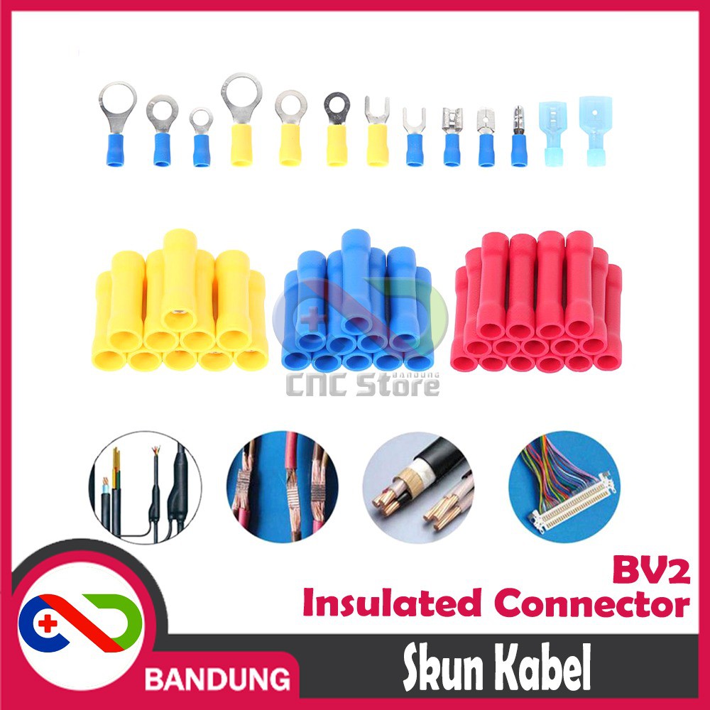 SKUN KABEL INSULATED CONNECTOR BV 2 BIRU