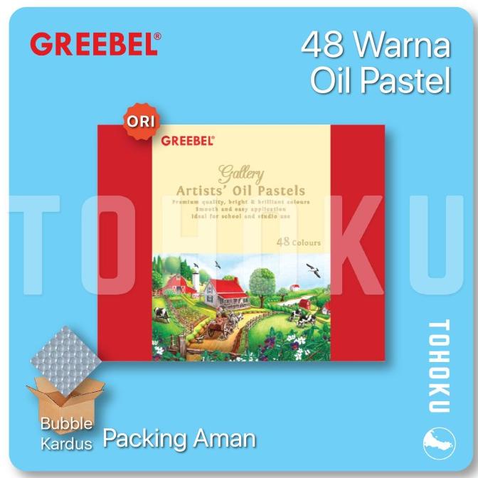 

(Packing Aman) Gallery by Greebel 48 Warna Artist Oil Pastel Crayon ---READY---