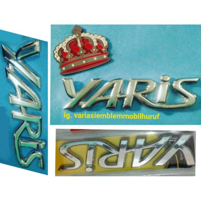 Emblem logo YARIS toyota
