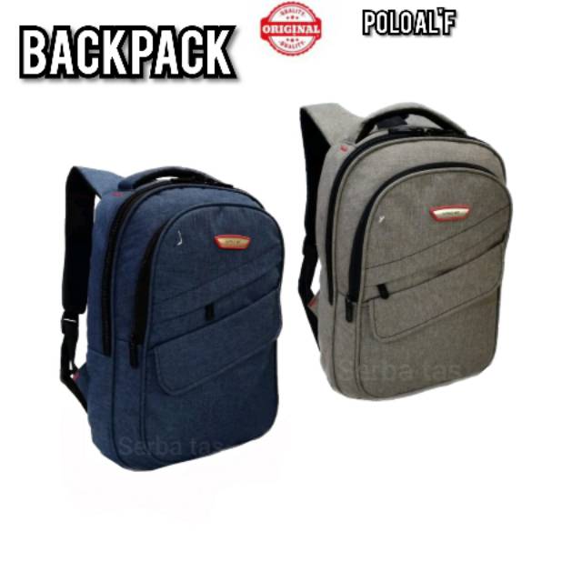 Tas ransel Polo ALIF  backpack pria dan wanita