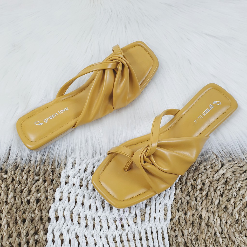 cute yellow sandals