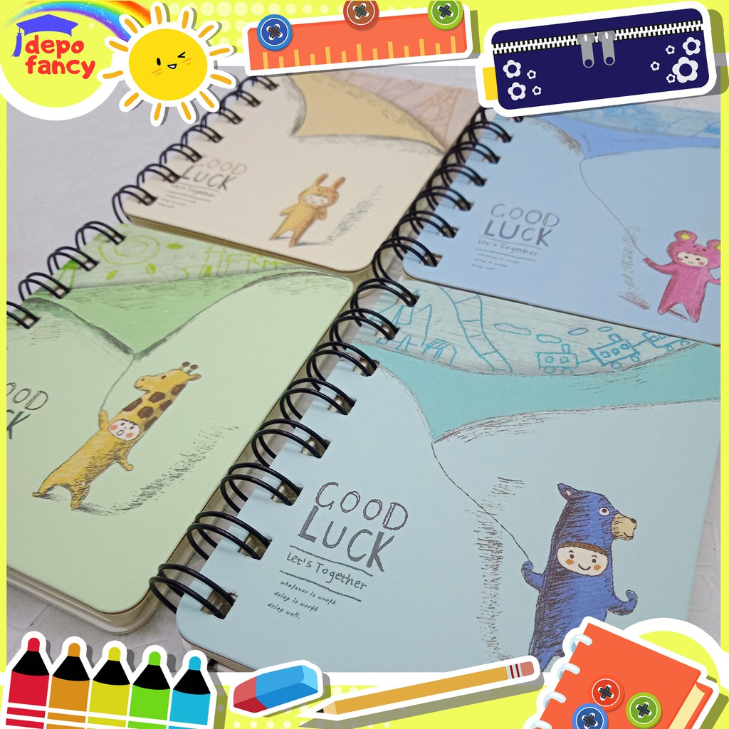 

Buku Tulis Mini Notebook Mini Memo Spiral Motif Fancy XQ100-6761