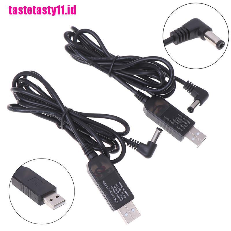 Kabel Konverter Konektor jack step up USB dc 5v Ke dc 9v 12v 2.1x5.5mm